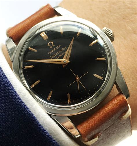 omega seamaster vintage black|omega seamaster vintage collection.